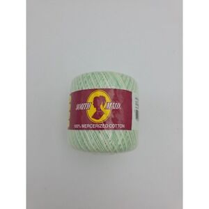 South Maid Thread Color 21 Shaded Green 300 Yds 100% Mercerized Cotton